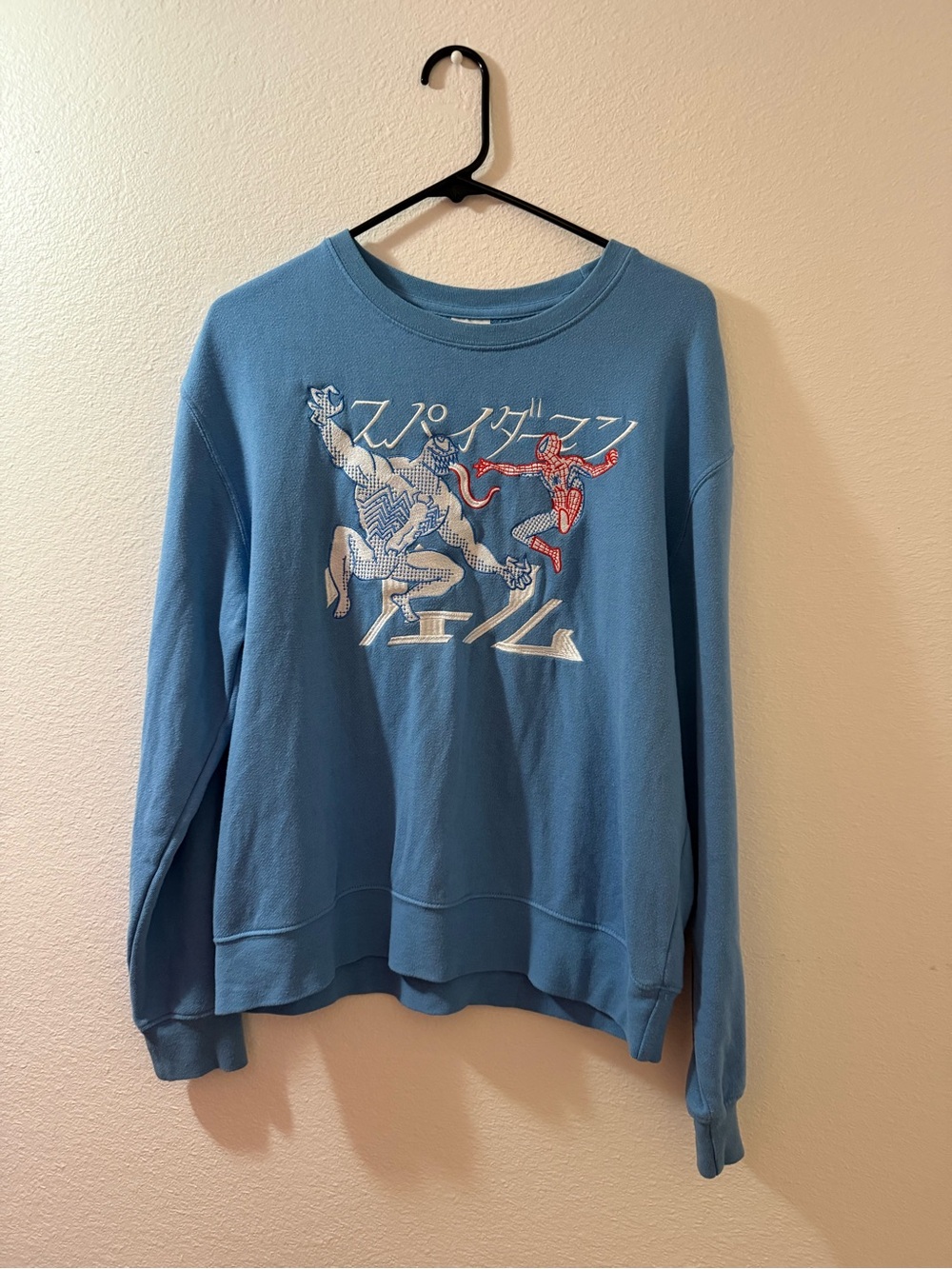 Blue Graphic Spider-Man Venom
Crewneck Sweater size M